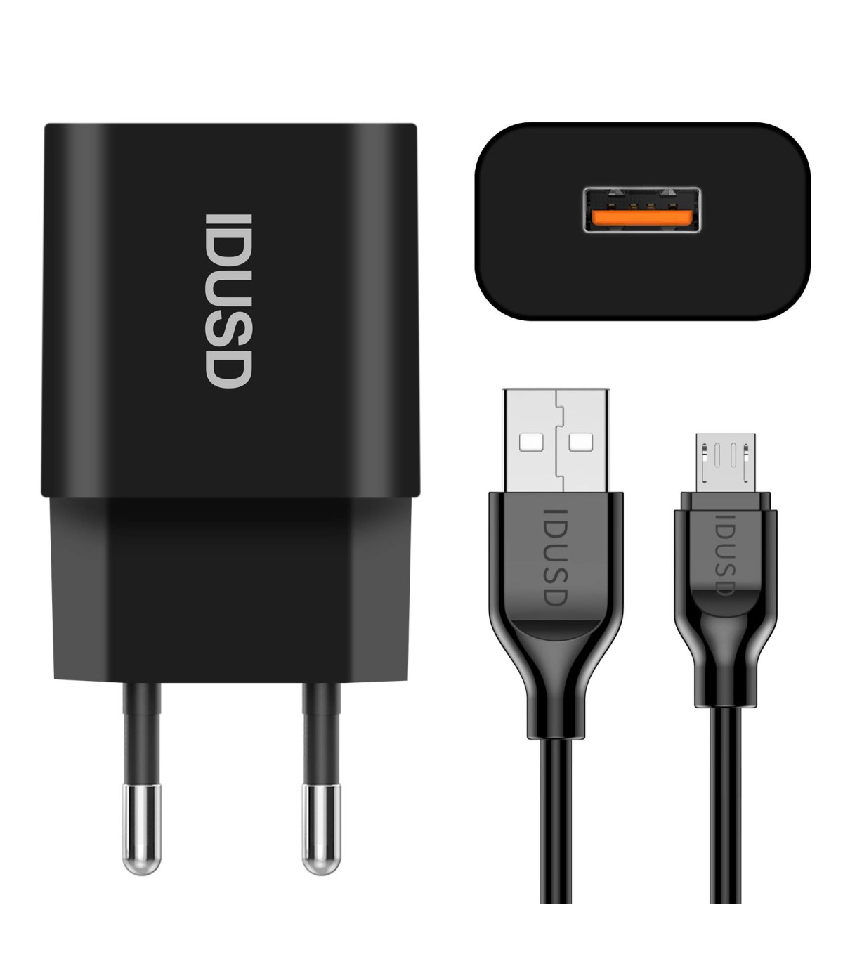 Smart Charger 1U 2.4A + Micro-USB - D71A
