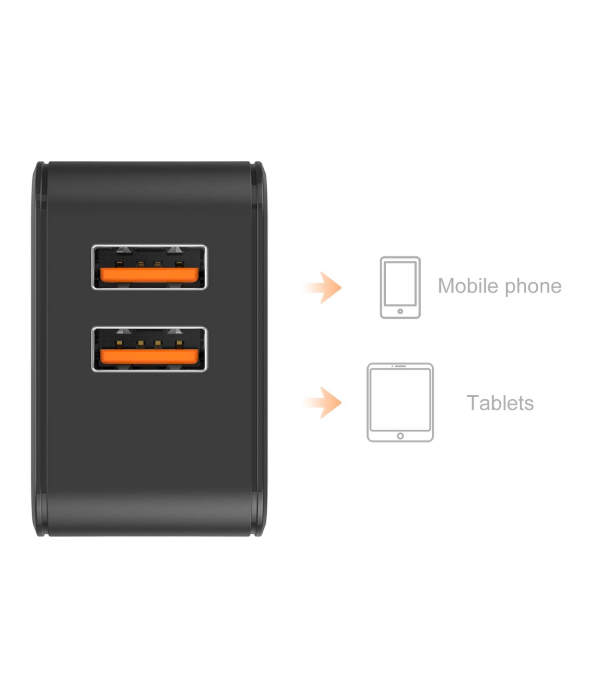 *OFERTA Charger 2USB 2.4A + Micro 2M - D81A