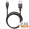 Turbo Cable Micro-usb 1.2M 2.4A - C21A