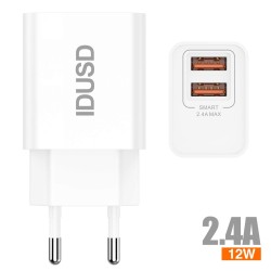 Smart Charger 2U 2.4A 12W - D40B