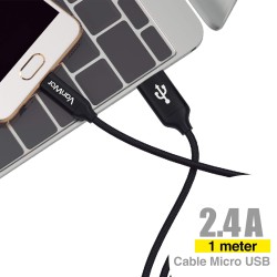 *OFERTA Cable Nylon Micro USB 1M 2.4A L-11
