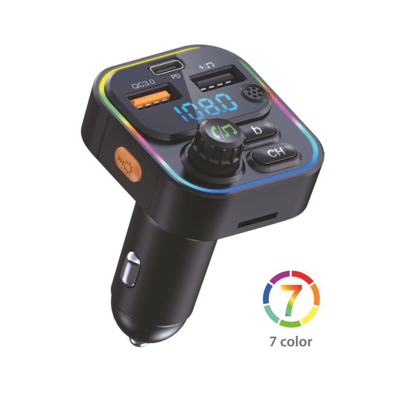 Car FM transmitter 20W PD+QC3.0  - F63A