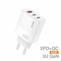 Cargador GaN PD 65W 3 Ports - D150B