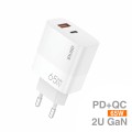 Cargador GaN PD 65W Dual Ports - D130B