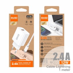 ECO Charger 2.4A + Lighnting 1M - D172B
