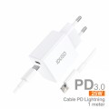 Carga Rapida PD25W + PD Lightning 1M - D165B