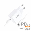 Carga Rapida PD25W + PD USB-C 1M - D166B