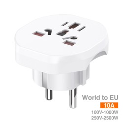 Travel Adapte World To Europe - D01B