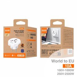 Travel Adapte World To Europe - D01B