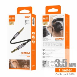 Cable Audio Nylon 3.5mm 3Pin M/M 1M - C202A
