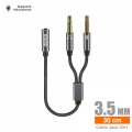 Cable Divisor Microfono y Audio - C206A