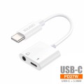 Adaptador USB-C a USB-C + 3.5 mm PD27W - C213B