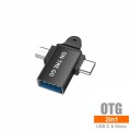 Adaptador OTG USB-C y Micro a USB 3.0 - K26A