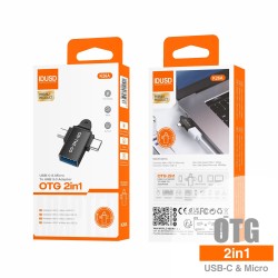 Adaptador OTG USB-C y Micro a USB 3.0 - K26A