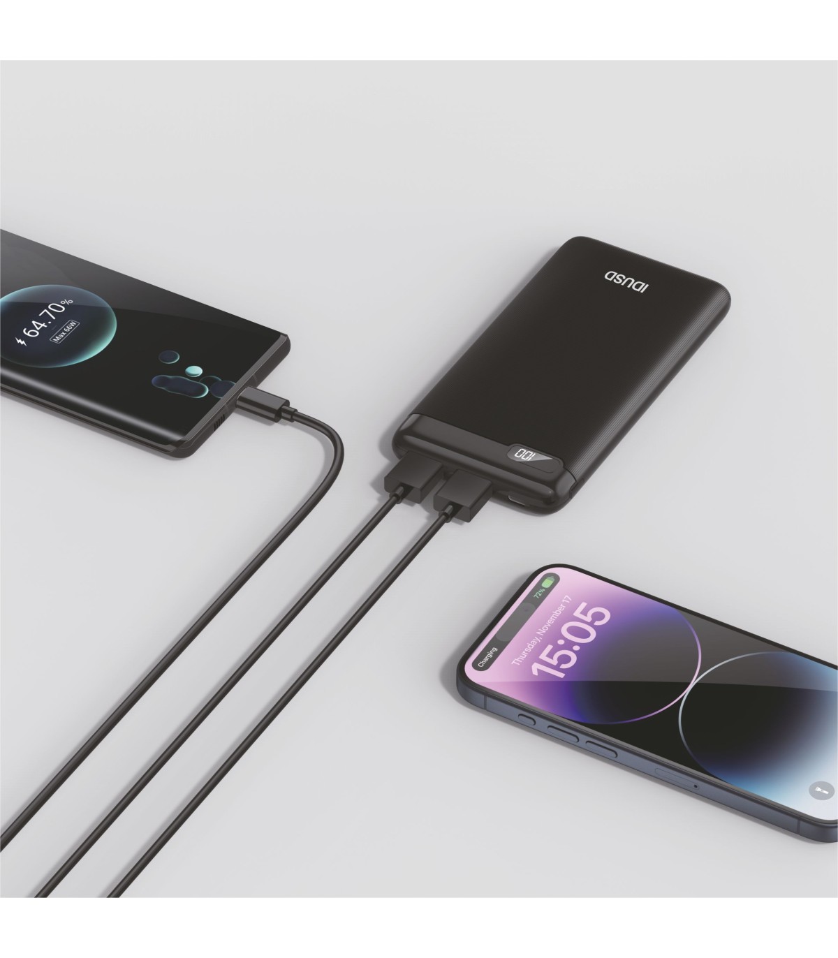 Power Bank 10.000mAh LED 100% 10W - P08A
