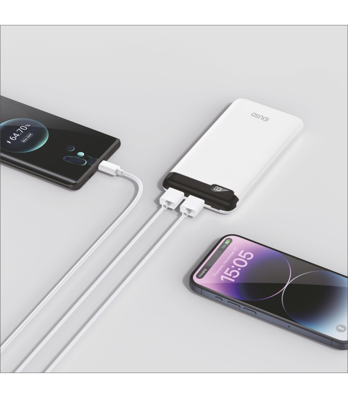 Power Bank 10.000mAh LED 100% 10W - P08B