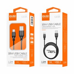 Turbo Cable USB-C 1.2M 3A - C23A