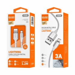 Cable Nylon Trenzado Lightning 1.2M 3A - C82B