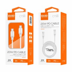 PD Cable USB-C a USB-C 3A 2M - C73B