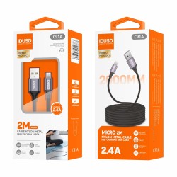Cable Nylon Trenzado Micro 2M 2.4A - C91A