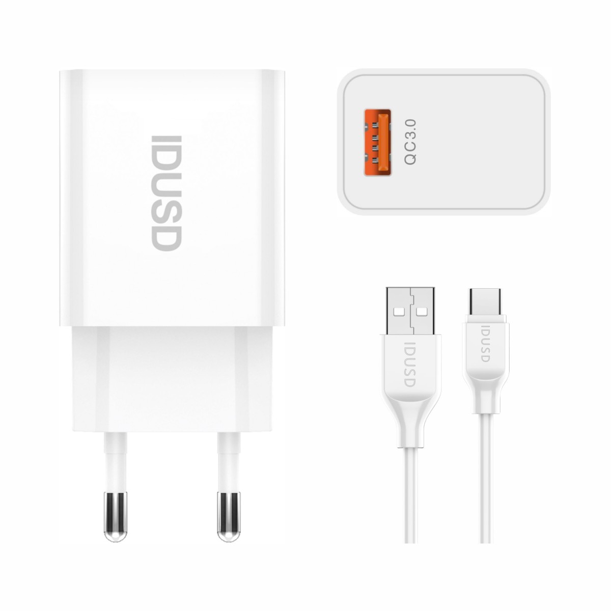*OFERTA Cargador Rápida QC 3.0 + Type-C - D53B1