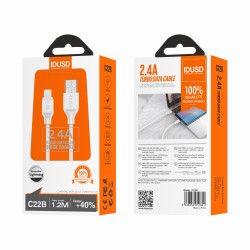 *OFERTA Turbo Cable Lightning 1,2M 2,4A - C22B1