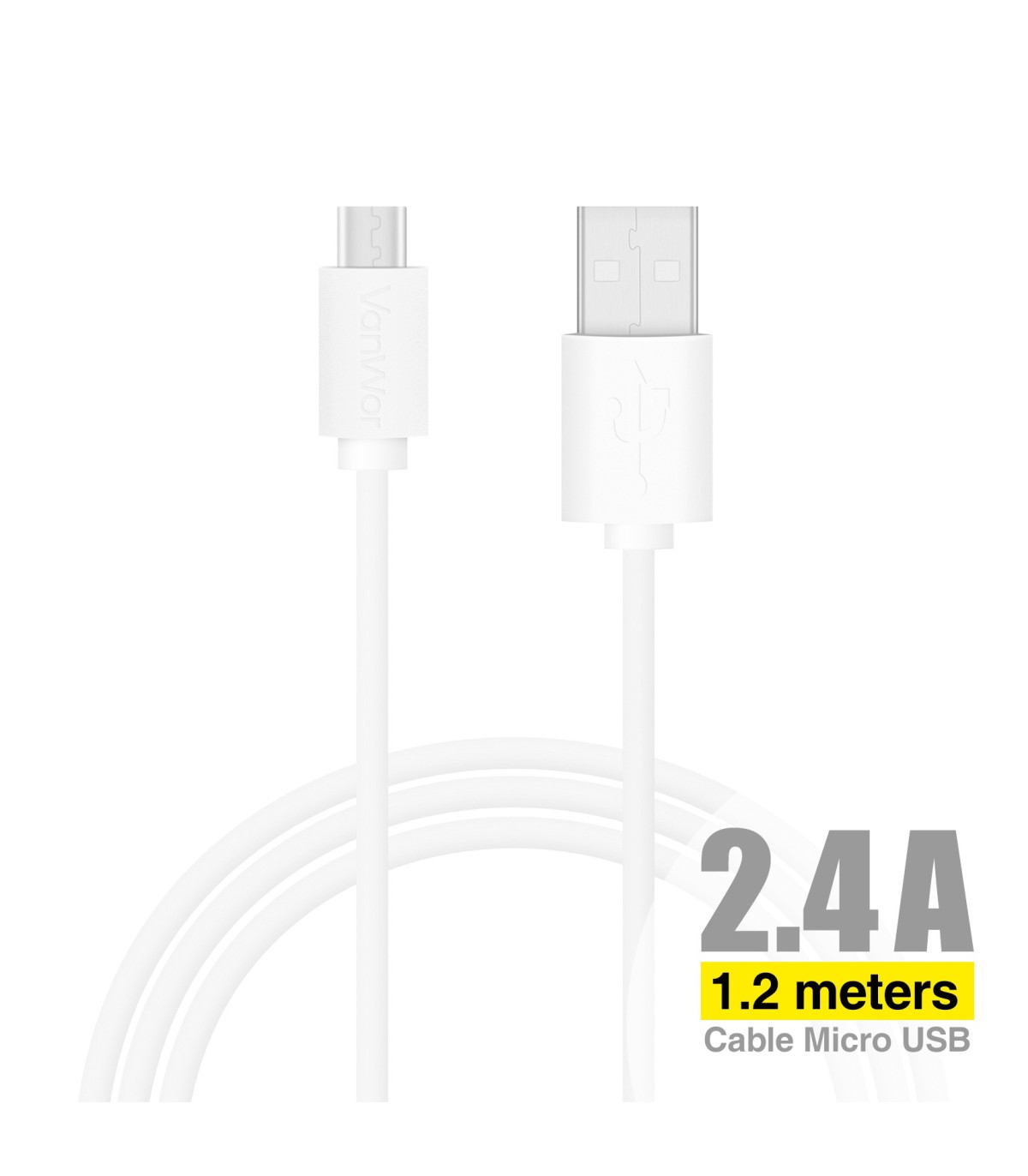 OFERTA Cable PVC Micro 1.2M 2.4A L-01