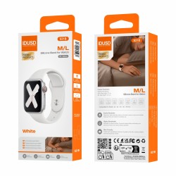 Correa de Silicona 42-49mm M/L Blanco - S21B