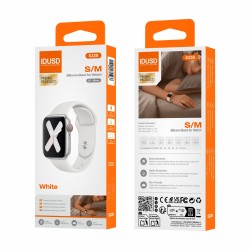Correa de Silicona 42-49mm S/M Blanco - S22B