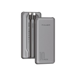 Eco Bank Duo 10.000mAh 22.5W – Carga Rápida con Doble Cable