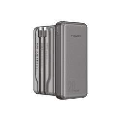 Eco Power Max 20.000mAh 22.5W – Carga Rápida & Doble Cable
