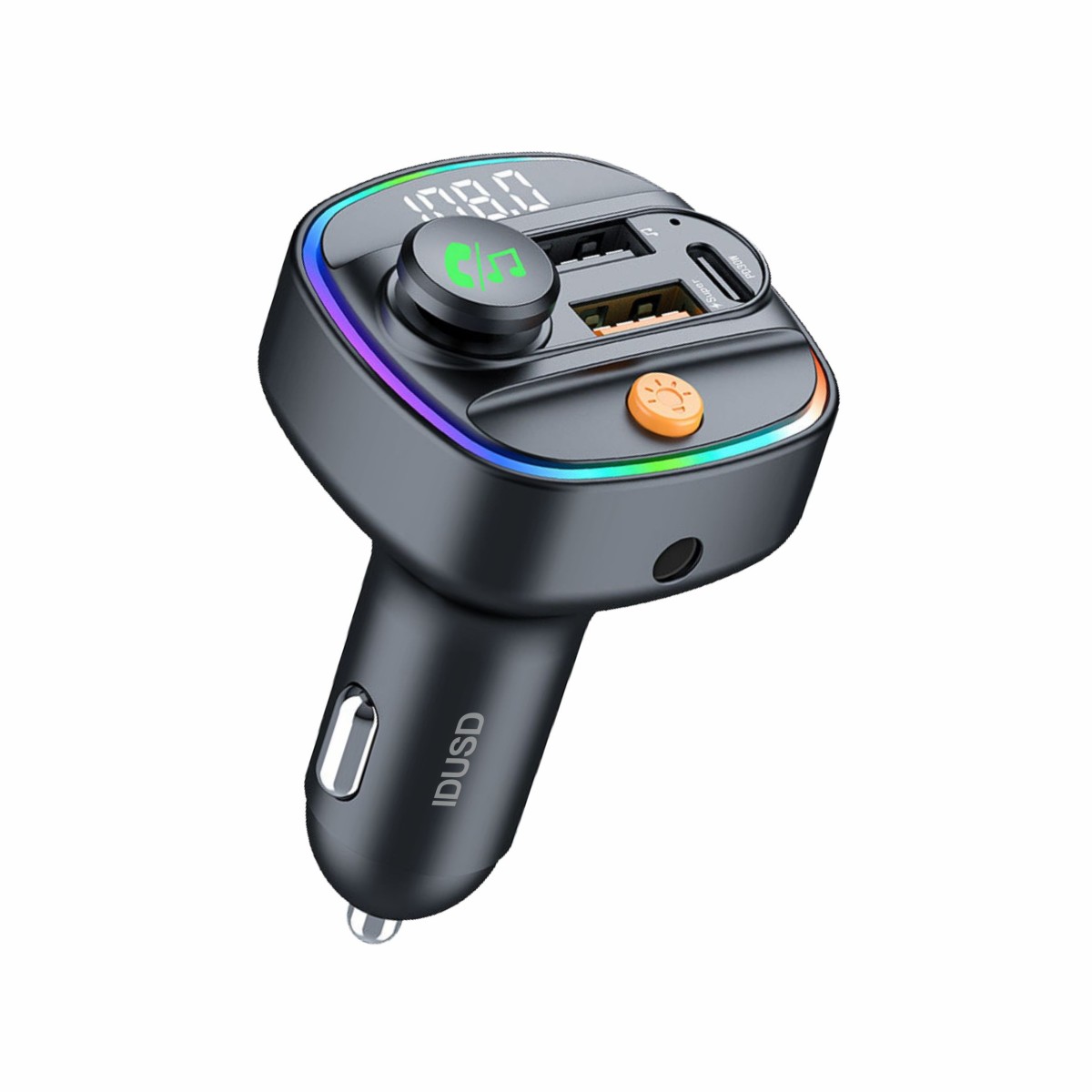 Transmisor FM Coche Bluetooth 5.3 30W USB-C | Eco Drive F66A