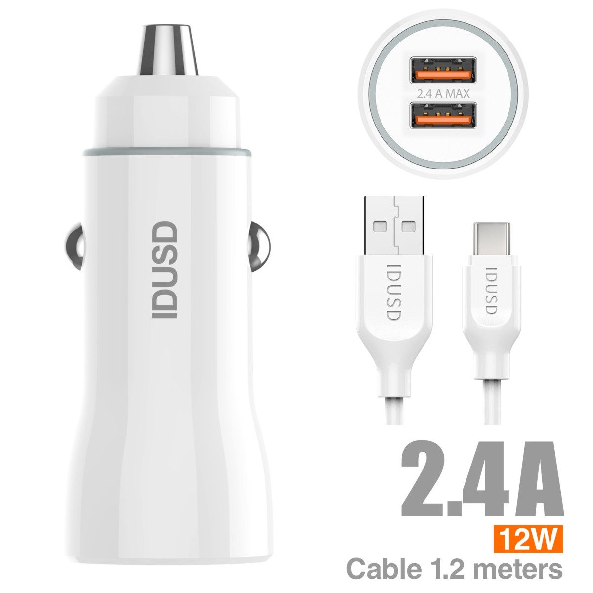 *OFERTA Car Charger + Cable USB-C - F23B1