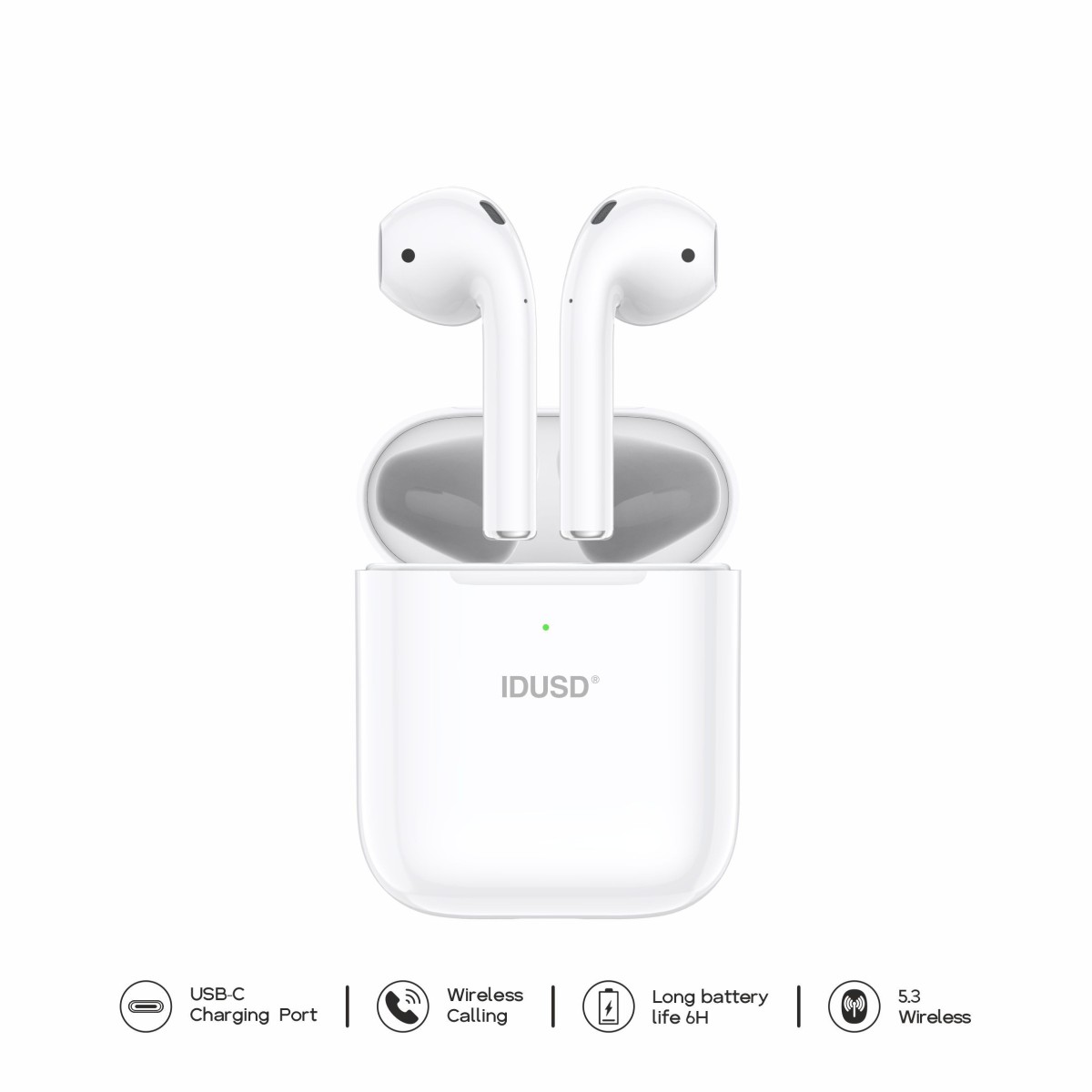 Auriculares ECO TWS 2 Lite | Bluetooth 5.3, HiFi, +24h de batería