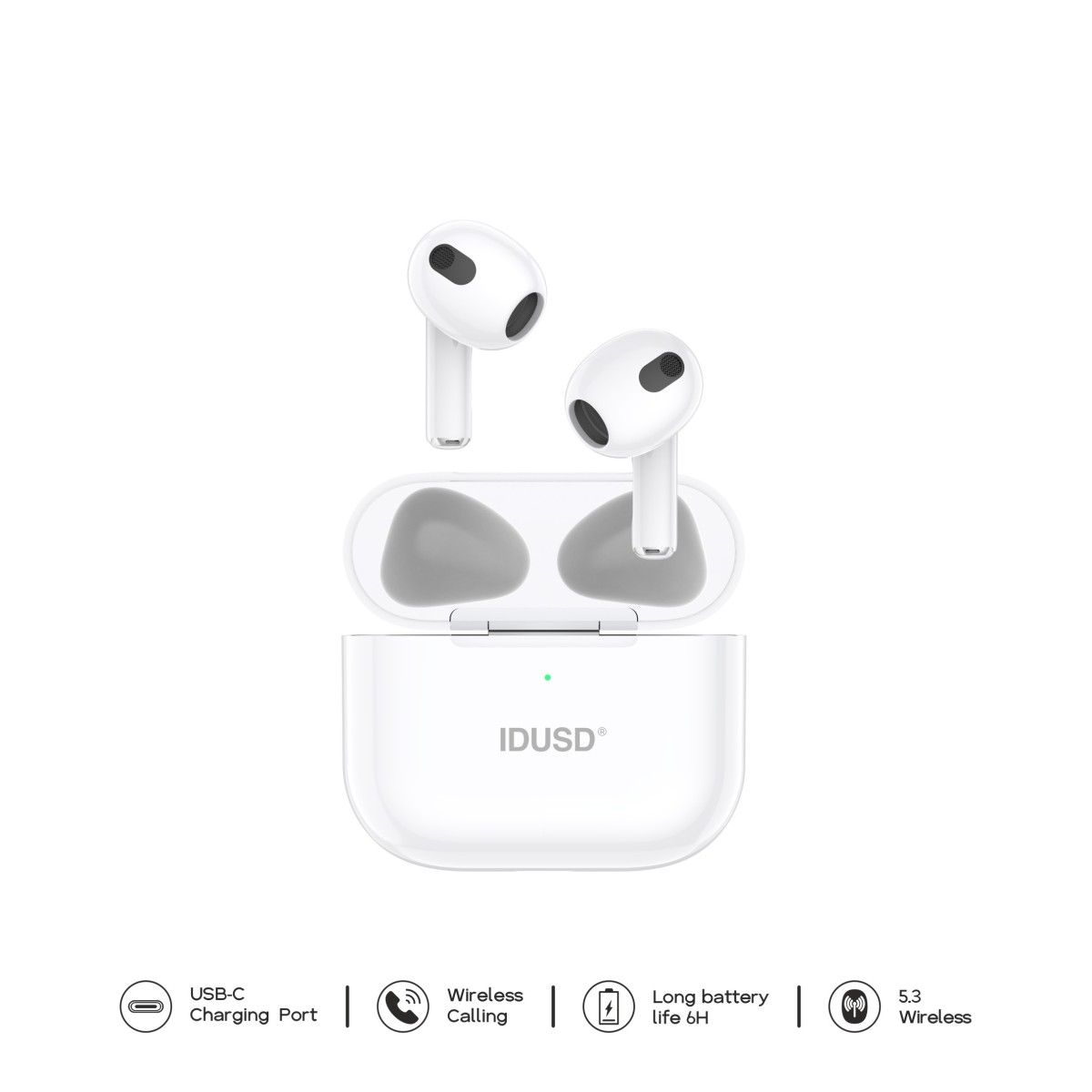 Auriculares ECO TWS 4 Lite | Bluetooth 5.3, HiFi, +24h de batería