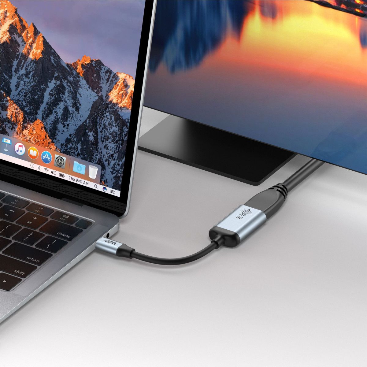 Cable USB-C a DisplayPort 60Hz 18 cm - K35A
