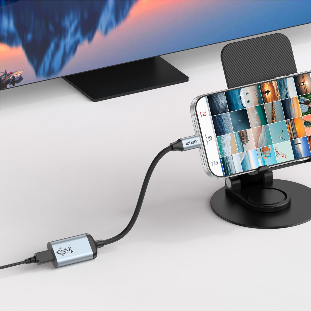 Cable USB-C a Mini DisplayPort 60Hz 18 cm - K36A