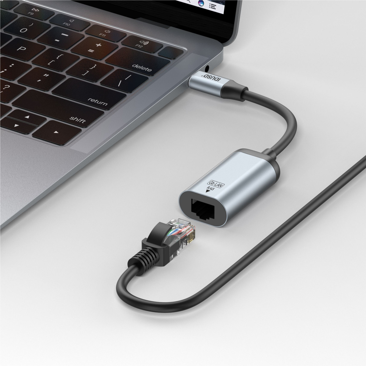 Cable USB-C a RJ45 18 cm - K38A