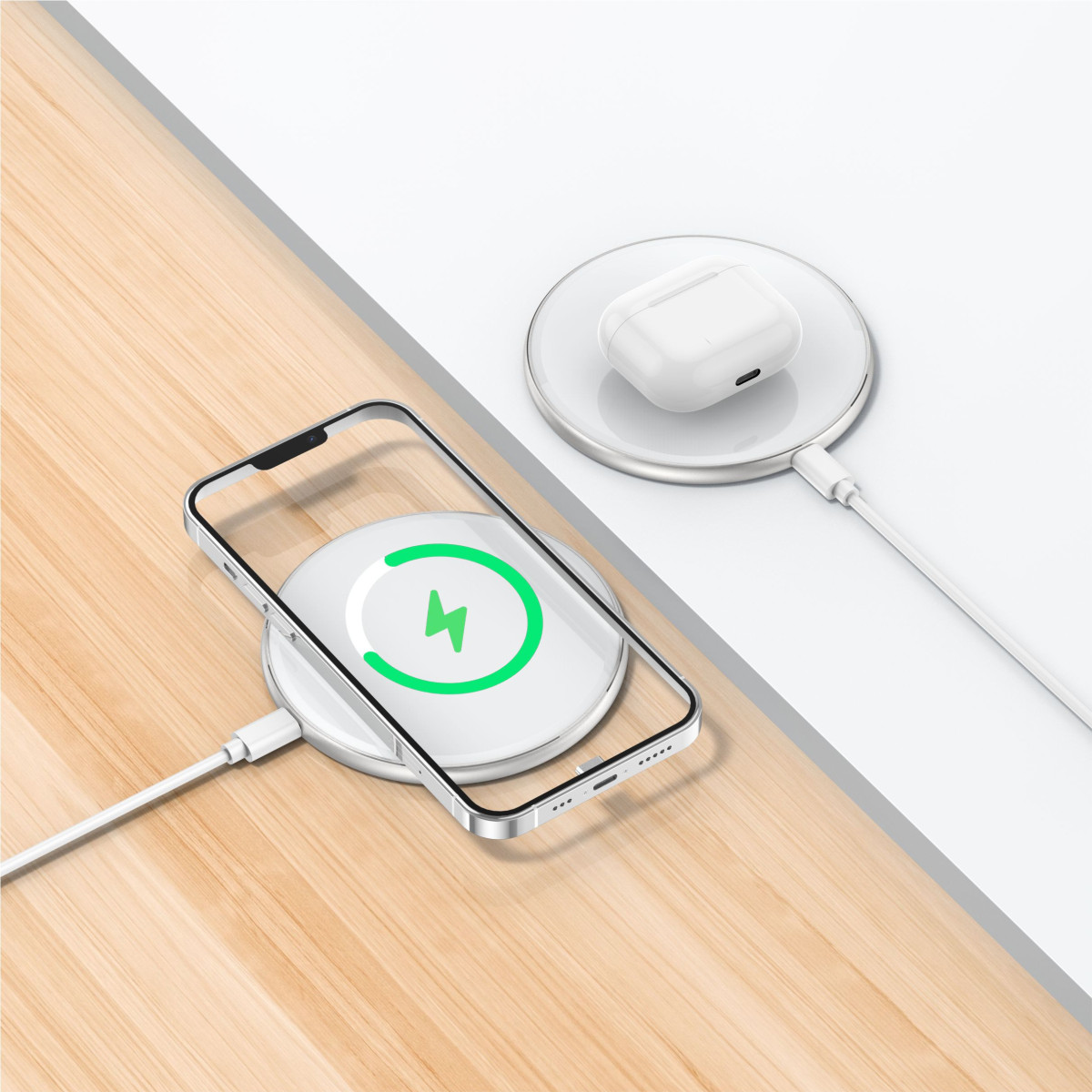 Cargador Inalámbrico Eco Wireless Charger Qi 15W - D257B