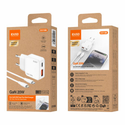 Cargador GaN PD20W A+C - PD Lightning - D315B