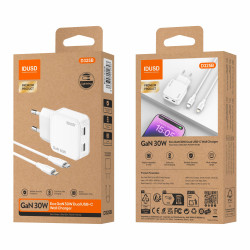 Cargador GaN PD30W  C+C - PD Lightning - D325B