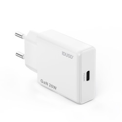 Cargador GaN PD20W 1C – Ultrafino, Potente y Seguro