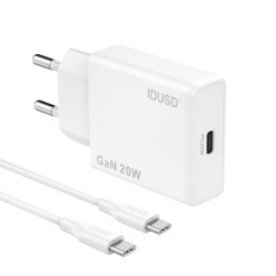 Cargador GaN PD20W 1C – PD USB-C – Ultrafino y Eficiente