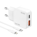 Cargador GaN PD20W A+C - PD Lightning - D315B
