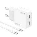 Cargador GaN PD30W  C+C - PD USB-C - D326B