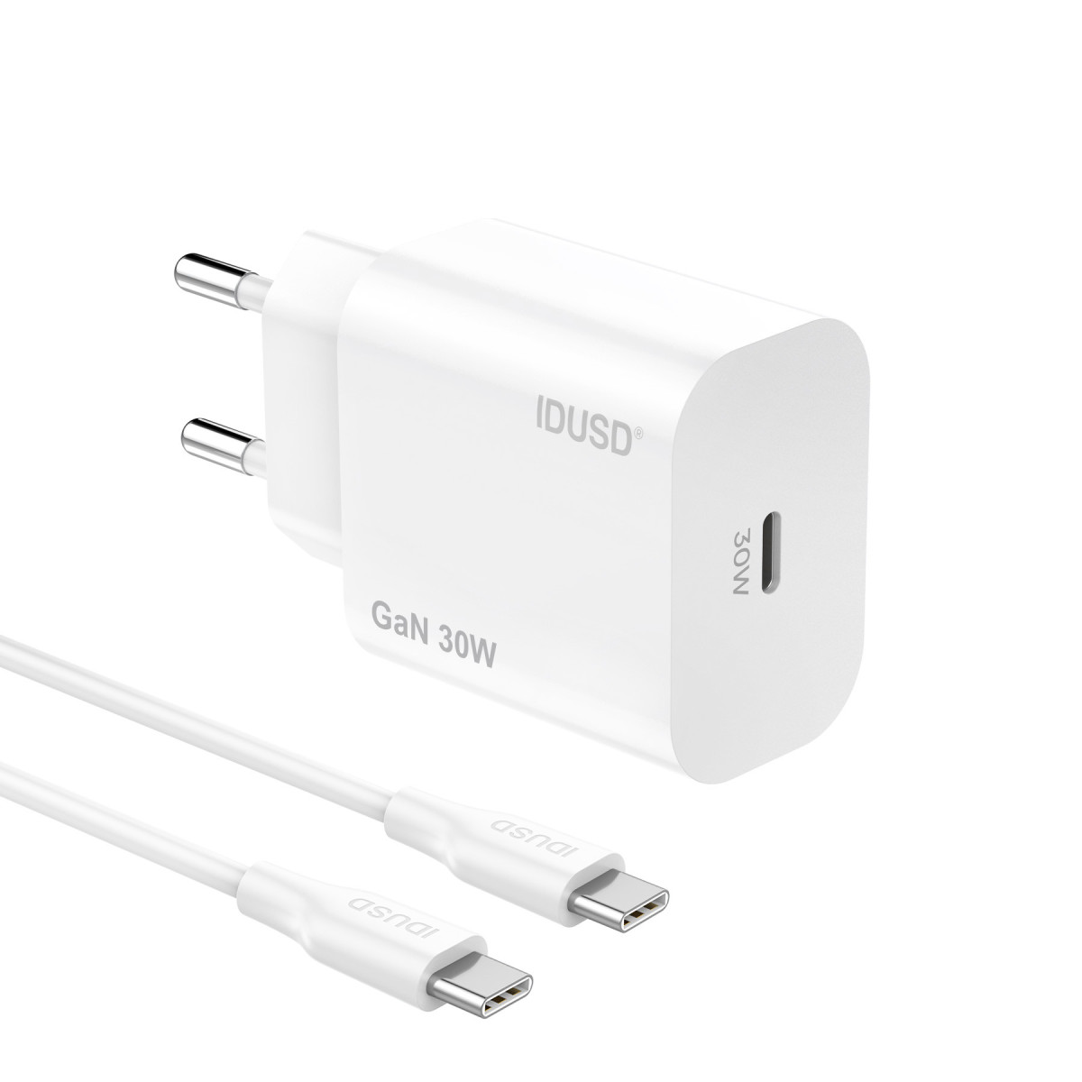 Cargador GaN PD30W 1C – PD USB-C – Compacto y Potente