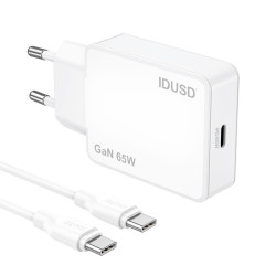 Cargador GaN PD65W 1C - PD USB-C - D346B
