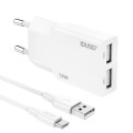 Cargador 12W 2U - USB-C - D413B
