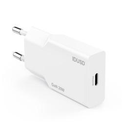 Cargador GaN PD20W 1C – Ultrafino y Compacto