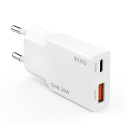 Cargador GaN PD30W A+C – Ultrafino y Compacto